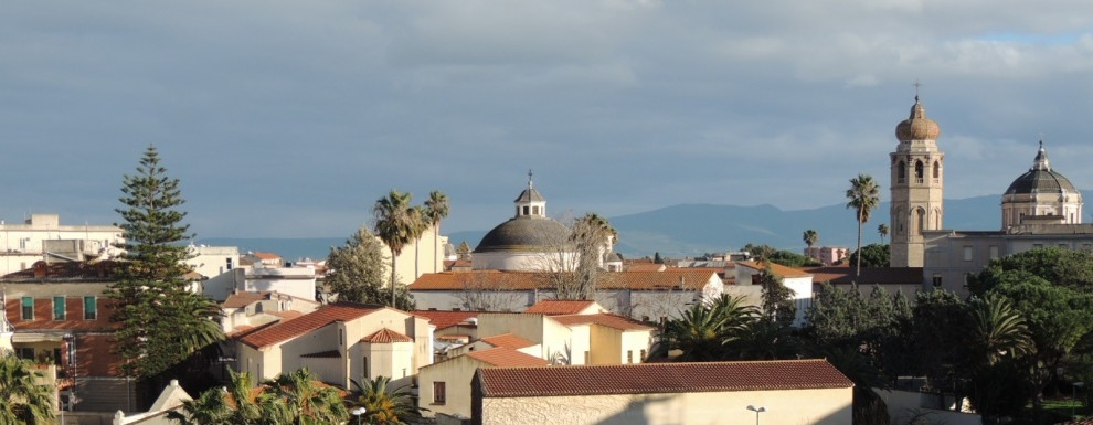 Vista del duomo oristano